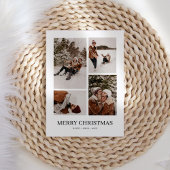 シンプル数々のモダン写真クリスマスカード シーズンカード