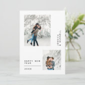 シンプル数々の写真新年 シーズンカード (スタンド正面)