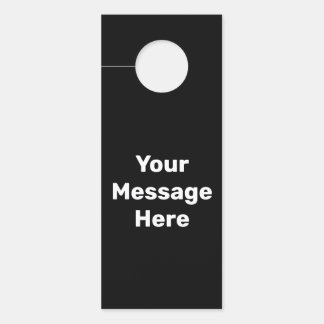 シンプル文字のテンプレート ドアノブサイン