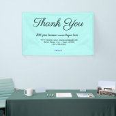 シンプル文字のミニマルスタイル名を追加 横断幕 (トレードショー)