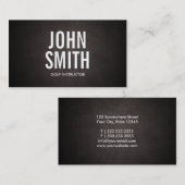 シンプル文字はっきりしたゴルフ名刺 名刺 (正面/裏面)