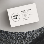 シンプル文字カスタムロゴ 名刺