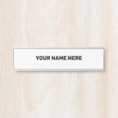 シンプル文字スタイル サインプレート (正面)