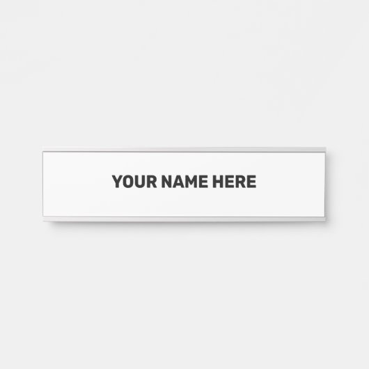 シンプル文字スタイル サインプレート (正面)