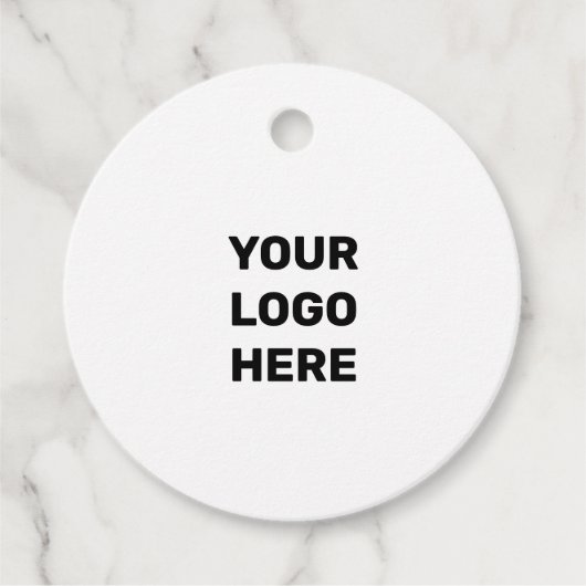 シンプル文字ミニマルスタイルビジネスのロゴフォイル好意 フェイバータグ (正面)