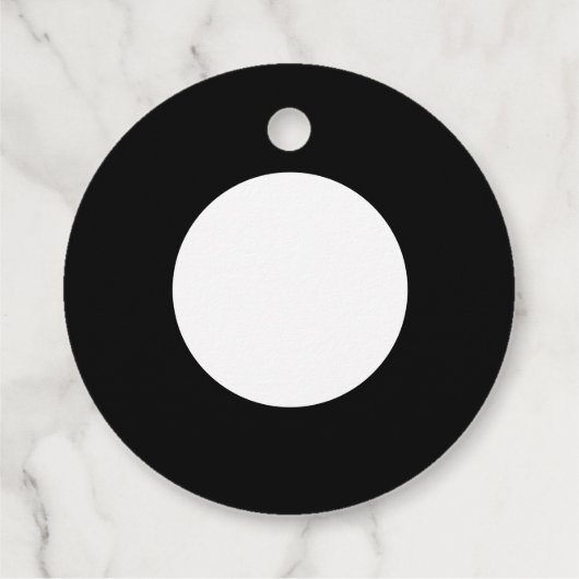 シンプル文字ロゴおよびビジネス価格ラベル フェイバータグ (裏面)