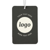 シンプル文字ロゴ カーエアーフレッシュナー (裏面)