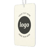 シンプル文字ロゴ カーエアーフレッシュナー (左)