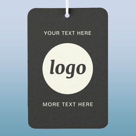 シンプル文字ロゴ カーエアーフレッシュナー