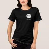 シンプル文字ロゴ トライブレンドＴシャツ (正面)