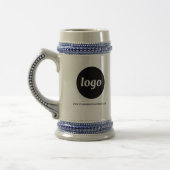 シンプル文字ロゴ ビールジョッキ (左)