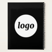 シンプル文字ロゴ プランナー手帳 (裏面)