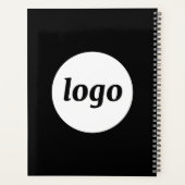 シンプル文字ロゴ プランナー手帳 (裏面)