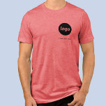 シンプル文字ロゴTシャツ トライブレンドＴシャツ<br><div class="desc">このクリーンでカスタマイズ可能なTシャツを使用して、スタイルでビジネスを促進。チームのイベント、展示会、または日常的なブランディングに最適。ロゴのアップロード、文字の追カスタム加、ブランドの前面と中央に配置されたプロフェッショナルの外観の作成。A頭が切れる、手頃そのと研磨の間保の視認性を高めシンプルる方法。</div>