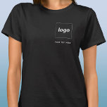 シンプル文字ロゴTシャツ Tシャツ<br><div class="desc">シンプルロゴとカスタム文字ビジネスtシャツ。ロゴと文字を自分で置き換えカスタマイズる。自分で衣服し与えて、従業員や同僚に販売し、顧客や顧客に販売したり、顧客のロイヤリティを促す宣伝材料として販売す遠くにる。</div>