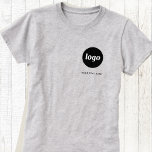 シンプル文字ロゴTシャツ Tシャツ<br><div class="desc">シンプルロゴとカスタム文字ビジネスtシャツ。ロゴと文字を自分で置き換えカスタマイズる。自分で衣服し与えて、従業員や同僚に販売し、顧客や顧客に販売したり、顧客のロイヤリティを促す宣伝材料として販売す遠くにる。</div>
