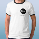 シンプル文字ロゴTシャツ Tシャツ<br><div class="desc">シンプルロゴとカスタム文字ビジネスtシャツ。ロゴと文字を自分で置き換えカスタマイズる。自分で衣服し与えて、従業員や同僚に販売し、顧客や顧客に販売したり、顧客のロイヤリティを促す宣伝材料として販売す遠くにる。</div>