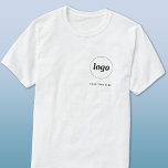 シンプル文字ロゴTシャツ Tシャツ<br><div class="desc">シンプルロゴとカスタム文字ビジネスtシャツ。ロゴと文字を自分で置き換えカスタマイズる。自分で衣服し与えて、従業員や同僚に販売し、顧客や顧客に販売したり、顧客のロイヤリティを促す宣伝材料として販売す遠くにる。</div>