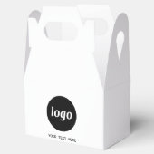 シンプル文字広告宣伝用パッケージ フェイバーボックス (オープン)