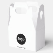 シンプル文字広告宣伝用パッケージ フェイバーボックス (オープン)