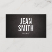 シンプル文字花屋名刺 名刺 (正面)