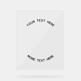 シンプル文字販売促進業務 アクリルサイン