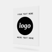 シンプル文字販売促進業務 アクリルサイン (傾斜)