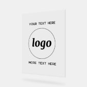 シンプル文字販売促進業務 アクリルサイン (傾斜)