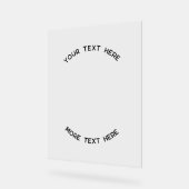 シンプル文字販売促進業務 アクリルサイン (傾斜)