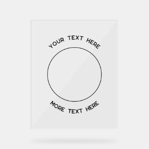 シンプル文字販売促進業務 アクリルサイン