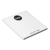 シンプル文字販売促進 ノートパッド (アングル)