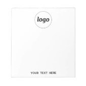 シンプル文字販売促進 ノートパッド (正面)