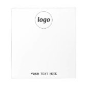 シンプル文字販売促進 ノートパッド (正面)