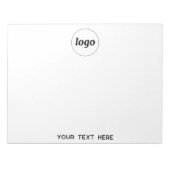 シンプル文字販売促進 ノートパッド (正面)