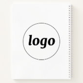 シンプル文字販売促進 ノートブック (裏面)