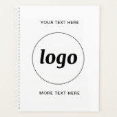 シンプル文字販売促進 プランナー手帳 (正面)