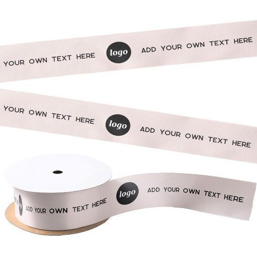 シンプル文字赤面ピンク サテンリボン