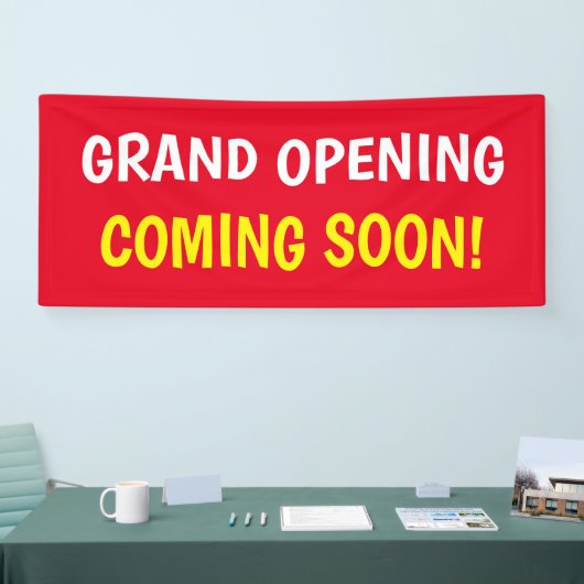 シンプル文字 横断幕 (トレードショー)