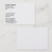 シンプル文字 – 白色(金ゴールドカード) 名刺 (正面/裏面)