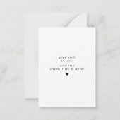 シンプル新モダンしいホーム写真の移動告知 ノートカード (裏面)