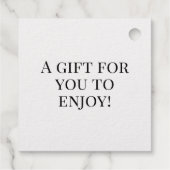 シンプル新婦結婚の2イニシャルモノグラムVS フェイバータグ (裏面)