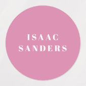 シンプル新学期防水名 ラベル (デザイン1)