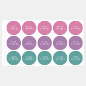 シンプル新学期防水名 ラベル (シート)