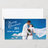 シンプル新結婚祝 シーズンカード (正面/裏面)