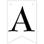 シンプル新郎新婦エレガントな結婚式 バンティングフラッグ (第2の旗)