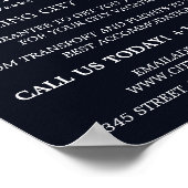 シンプル旅行モダン代理店広告の ポスター (角)