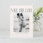 シンプル日付エレガントカードの保存 サンキューカード (スタンド正面)