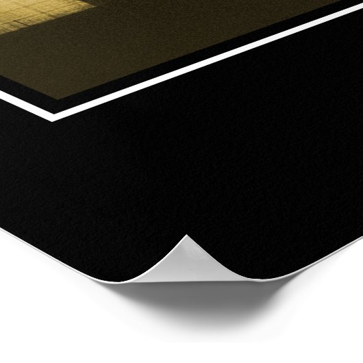 シンプル日 ポスター (角)