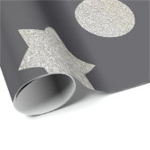 シンプル星とエレガントオーナメント ラッピングペーパー (ロールコーナー)