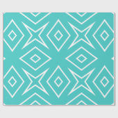 シンプル星とダイヤモンドのギフトラップ ラッピングペーパー (フラット)